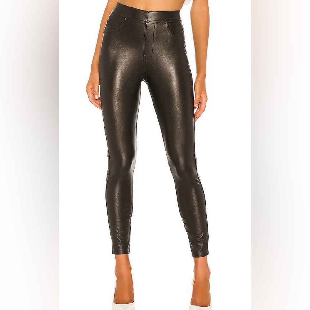 Spanx faux leather pants size large